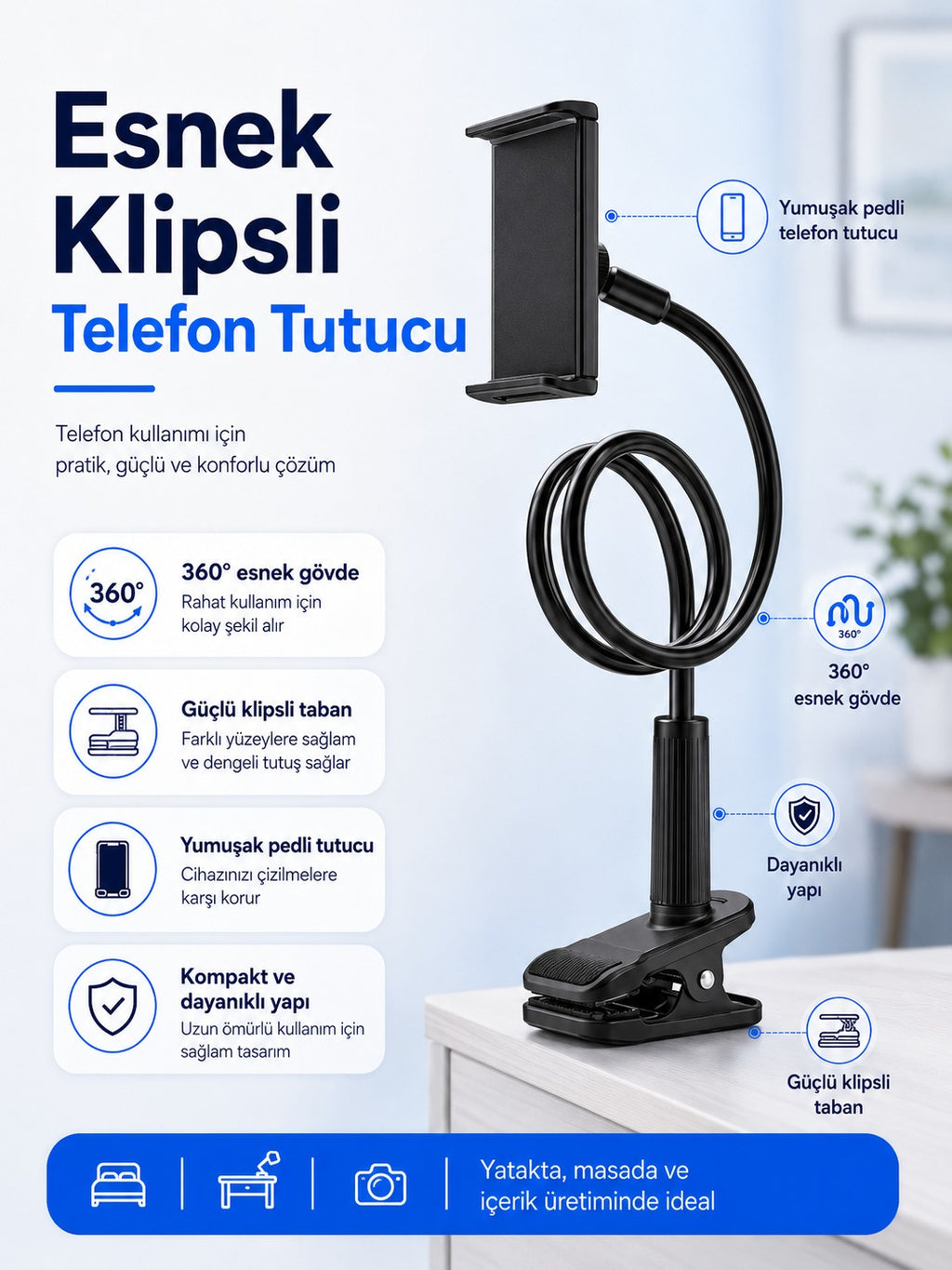 Clorns Pro Tablet Tutucu